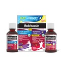 Kinder Robitussin DM Day and Night Cough Relief Value Pack, Cough Medicine, Grape/Fruit Punch Flavor - 4 Fl Oz x 2