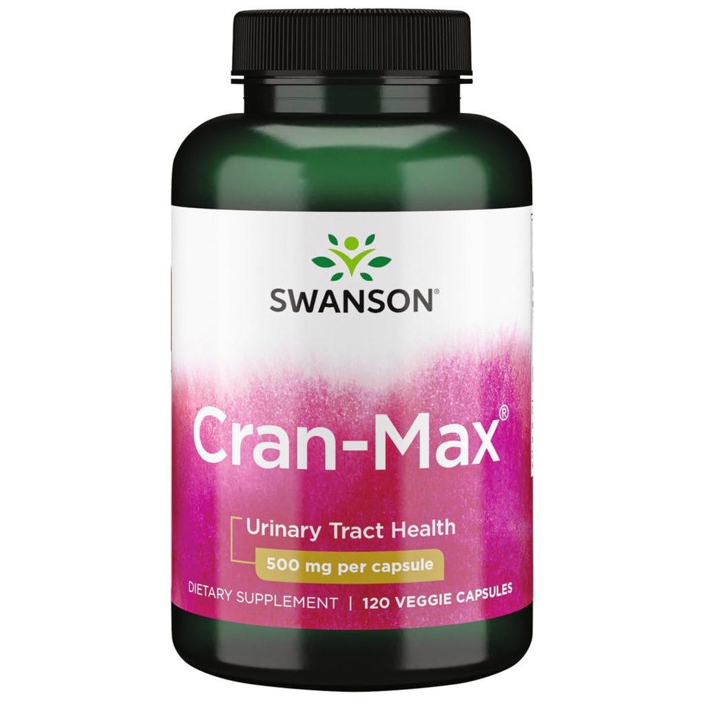 Swanson Cran-Max 500 Milligramme 120 Veg Kapseln