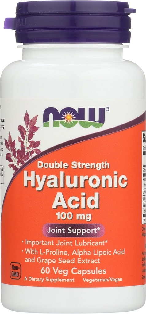 Acide des aliments 100Mg 2X 60 Vc Hyaluronique, 60 CT
