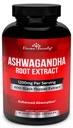 Göttliche Bounty Organic Ashwagandha Kapseln - 1200mg Ashwagandha Pulver mit schwarzem Pfeffer für verbesserte Absorption - Ashwaganda Ergänzung für Calmness & Mood Unterstützung - 90 Veggie Kapseln