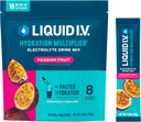 Liquid I.V.® Hydration Multiplier® - Passionsfrucht - Hydration Pulver-Packets | Elektrolyt Pulver-Getränk-Mix | Günstig Single-Serving Sticks | Non-GMO | 16 Servierungen (Pack von 1)