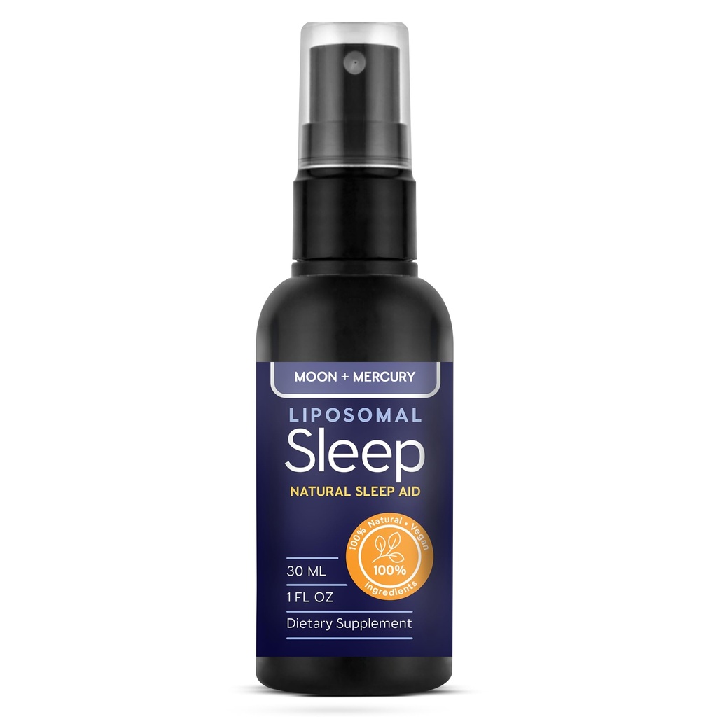 Spray de la bouche de sommeil - Supplément diététique - Supplément de sommeil - Soutien du sommeil pour le sommeil profond - 1 fl oz