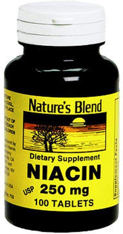 Nature's Blend Niacin 250 mg 250 mg 100 Tabletten