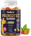 NuBest quotidien Probiotique Gommies pour les enfants et les adolescents avec 5 Million CFUs.Supports Immuni, Gut, et la santé digestive.Support de sucre ajouté.