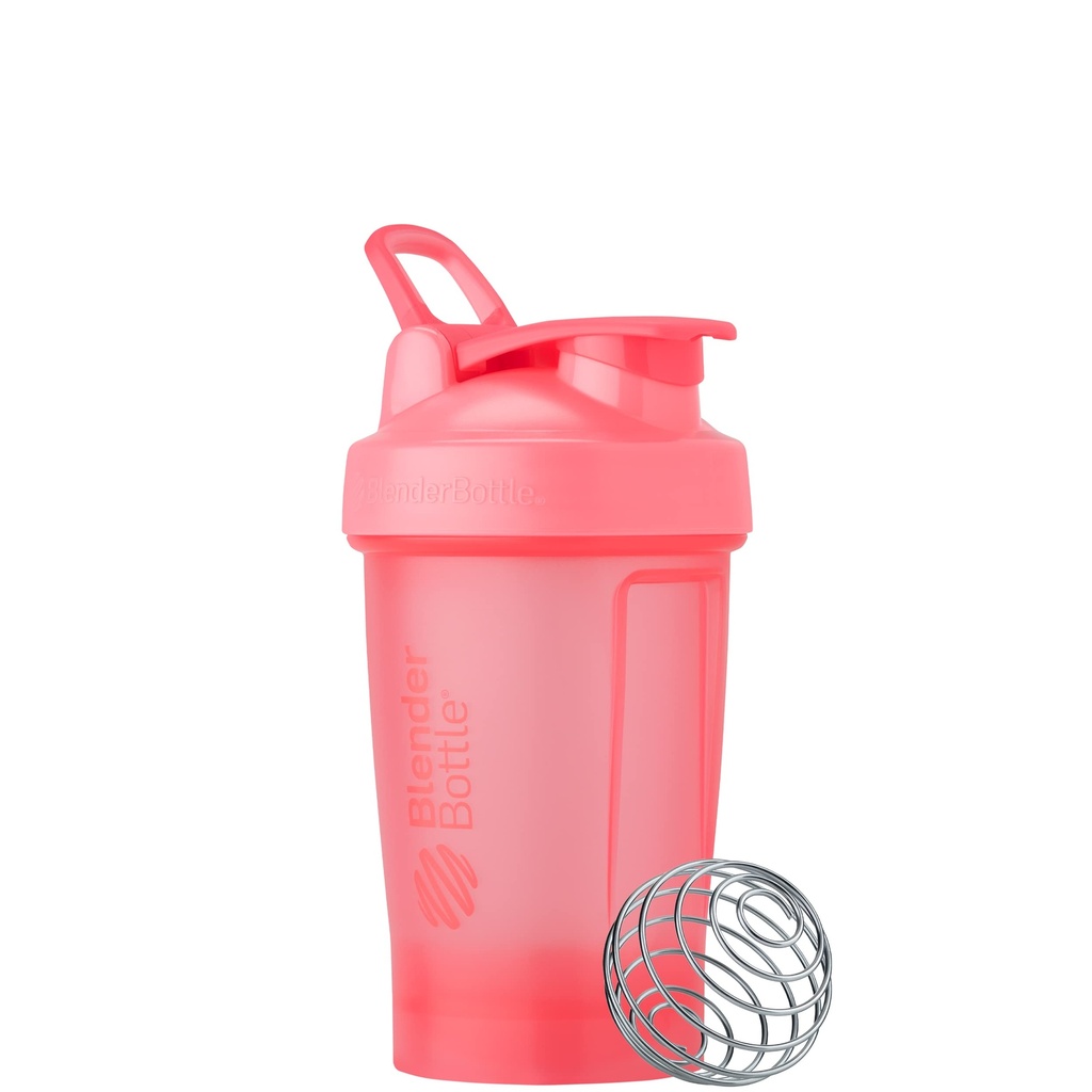 BlenderBottle Classic V2 Shaker Bottle Perfekt für Protein Shakes und Pre Workout, 20-Ounce, Light Pink