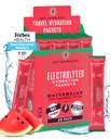 CLÉS NUTRIENTS Électrolytes Powder Packets - Rafraîchissant pastèque 20 Packs d'hydratation - Poudre d'hydratation de voyage - Pas de sucre, pas de calories, sans gluten - Fabriqué aux États-Unis