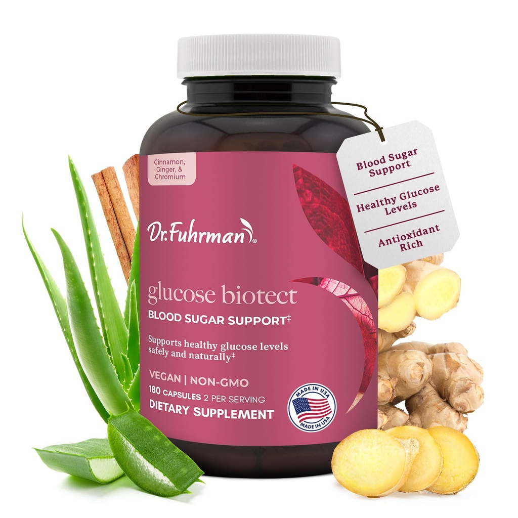 Dr. Fuhrman Glucose Biotect Natural Blood Sugar Support 180 Kapseln