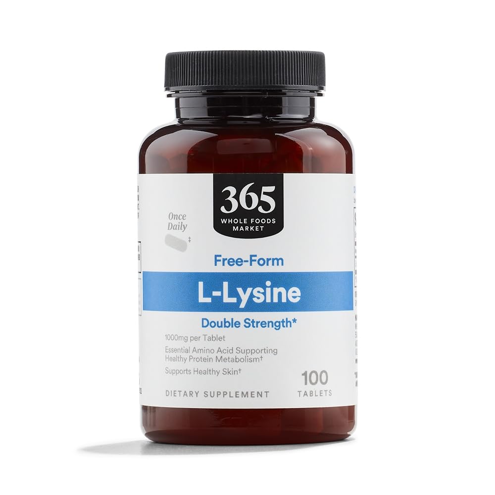 Ganzer Lebensmittelmarkt, L-Lysine Doppelstärke, 100 Zähler