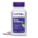 Natrol Biotin 10000mcg, Ergänzung für gesundes Haar, Haut und Nägel für diejenigen Niedrig in Biotin, Plus Energie Stoffwechsel Unterstützung, 200 Tabletten, bis zu einem 200-Tage-Versorgung