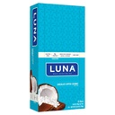LUNA BAR - Glutenfreie Snack Bars - Schokoladen-Dipped Kokosnuss Flavor -8g Protein - Non-GMO - Pflanzen-Based Wholesome Snacking - Auf den Go Snacks (1.69 Unnce Snack Bars, 15 Count)