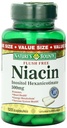 Nature's Bounty Flush Free Niacin 500 mg, 120 Nombre