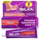 SILKA Anti-Fungal Creme, Klinische Anti-Fungus Fußbehandlung, Jock Itch & Ringworm Remedy, maximale Stärke, Fast-Acting Relief von Jching & Burning, 1 Oz