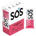 SOS Hydratation Electrolyte Powder Packets, Saveur de pastèque, 8 Stick Packs – Basse-Calorie, Réhydratation rapide, Fabriqué aux États-Unis, Keto & Vegan Friendly