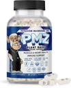 Kalium Magnesium Zink - leicht zu schlucken - Magnesium Kalium Aspartate Unterstützung Gefäß, Herz, Muskel & Nerve Gesundheit, 90 Vegan Kapseln - Tri-Mineral Fusion Formel - von Bored Nutrition