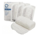 Vakly Sterile Krinkle Kerlix Typ Gauze Bandage Rollen [5 Pack] Hoch absorbierende Fluff 100% Baumwolle Bandagen Rolle 4.5"x4.1yds 6-Ply - Individuell Wrapped Mesh Gauzes + medizinische Tape - Verpackung Mai Vary