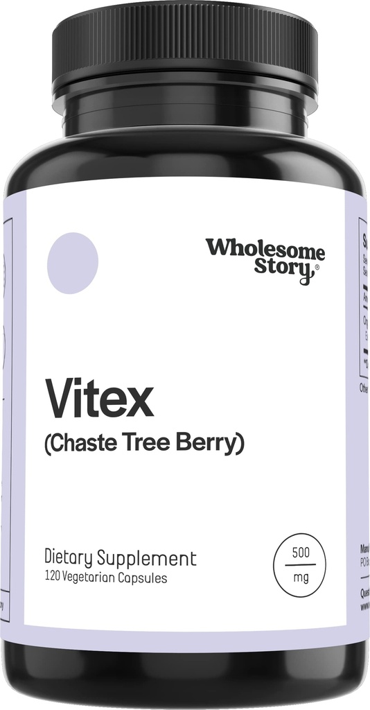 Histoire du bonheur Supplément biologique pour les femmes Vitex Chasteberry Balance hormonale, soutien de la fertilité et règlement de la période