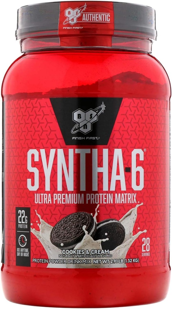 BSN Syntha-6, Cookies und Cream, 2.91 lb