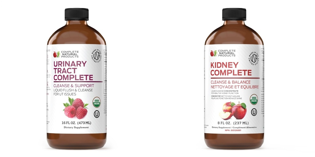 Ensemble complet d'urine naturelle 8oz et de rein complet 8oz