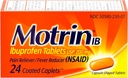 Motrin IB, Ibuprofen 200mg Tabletten für Fever, Muscle Aches, Kopfschmerzen und Rückenschmerzen Relief, 24 Ct