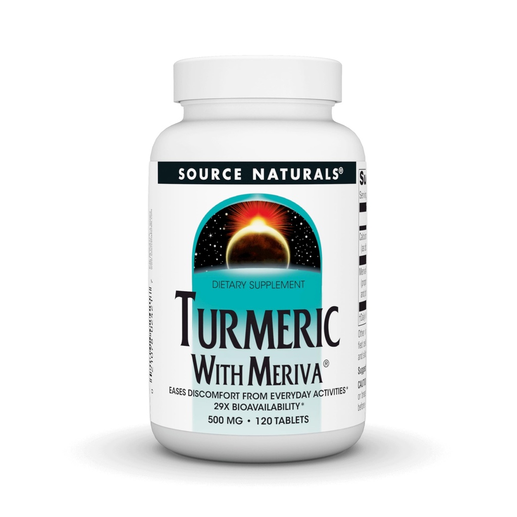 Quelle Naturals Turmeric mit Meriva, 500mg - 120 Tabletten