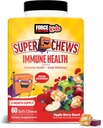 FORCE FACTOR Kinder Immun Gesundheit Super Chews, Kinder Immununterstützung Ergänzung mit Vitamin D für Kinder, Elderberry, Vitamin C, & Zink, 2-Monats-Versorgung, Non-GMO, Apfelbeeren-Flaschen, 60 Soft Chews