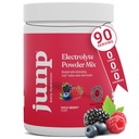 JUNP Electrolytes en poudre Pas de sucre Pas de glucides, Fruits sauvages Saveur Keto Electrolyte Mélange de boisson - Potassium et sel Poudre d'hydratation Electrolytes, Zéro Calorie sans sucre Poudre d'électrolyte, 90 portions