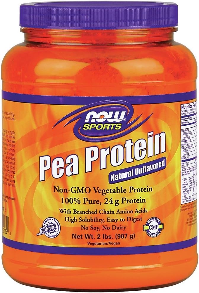 Maintenant aliments 100% poudre de protéines de pois pur dans un contenant de 2 livres (paquet de 2)