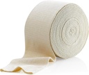 Bandage de soutien tubulaire élastique B, 10M Box - Couleur naturelle (2.5" X 33 pieds) pour grand bandage de soutien genou - cuisse moyenne, coton Spandex