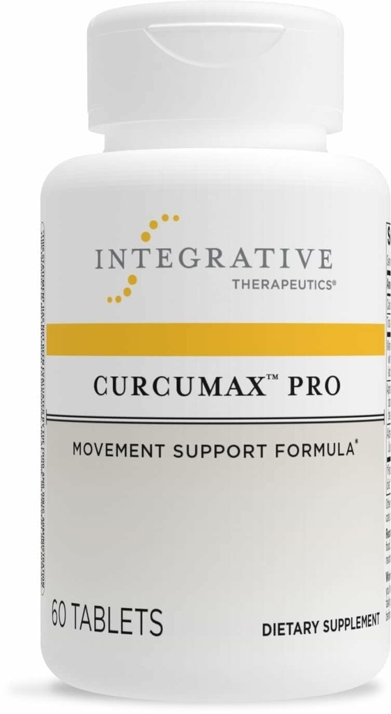 Integrative Therapeutik Curcumax Pro - Gesunde Bewegungsergänzung für Männer & Frauen - Unterstützt okzionale Discomfort Associated with Overuse* - Dairy-Free & Vegan - 60 Tabletten (30 Portionen)