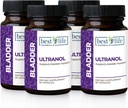 Ultranol Total Bladder Support - Natürliche Cranberry Ergänzung für Urinary Health, Overactive Bladder Control, Incontinence - Reduces Leaks and Urgency - 4 Flaschen - 120 Kapseln