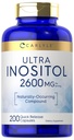 Carlyle Inositol Ergänzung | 2600mg | 200 Kapseln | für Frauen & Männer | als Myo-Inositol | Non-GMO, Glutenfrei