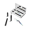 Lashify Control Kit - Komplettes DIY Eye Lash Starter Set - verstärken Gossamer Black 10mm, 12mm, White Travel Case, Petite Wand