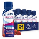 Vergewissern Sie sich COMPLETE Strawberry Nutrition Shake, Complete, Balanced Meal Replacement, Ready To Drink, 30g Protein, 25 Vitamine & Minerals, 10 fl oz – 24 Pack