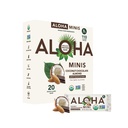 ALOHA Organic Plant Based Protein Bar MINIS |Coconut Chocolate Almond | 20 Count, 24g Bars | Vegan, Low Sugar, Gluten Free, Paleo, Low Carb, Non-GMO, Stevia Free, Soy Free, Keine Zuckeralkohole