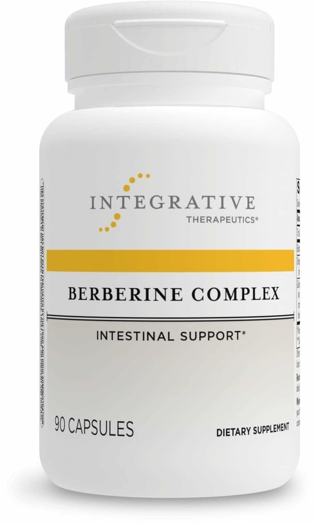 Integrative Therapie Berberine Complex - Verdauungs- & Gut Health Supplement* - Vegan, Gluten-Free & Dairy-Free - 90 Kapseln (45 Servietten)