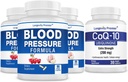 [BP Value Pack] Longévité Formule de pression artérielle 90 capsules x 3 bouteilles avec 1 bouteille libre de CoQ10 [30 capsules]