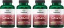 Swanson CoQ10 Herz-Kreislauf-Energie und Herz-Gesundheit Antioxidans-Supplement 200 mg 90 Kapseln (4 Packung)