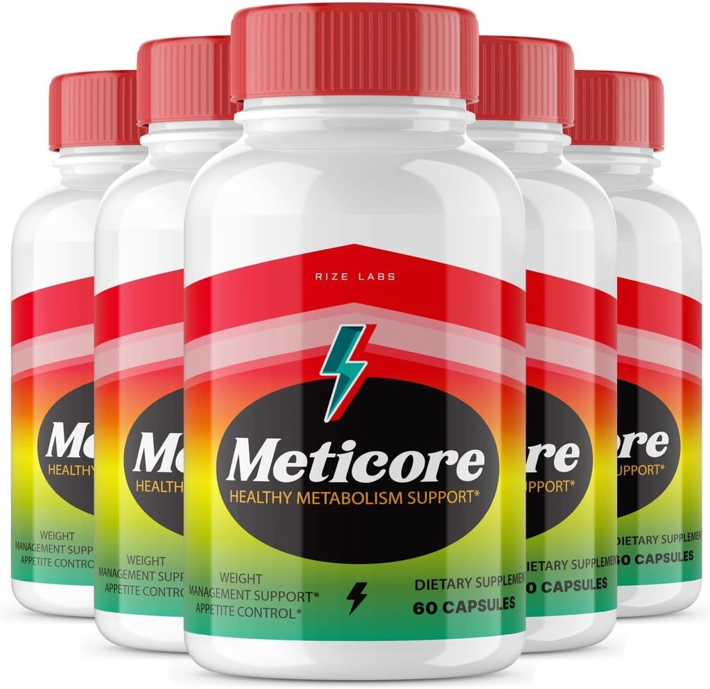 rize labs - Meticore Weight Loss Supplement, Total Body Wellness Kapseln, verwendet, um den Pfad zu einem gesünderen Leben zu entsperren, für eine schlanke Figur (300 Kapseln)
