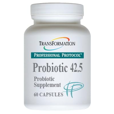 TRANSFORMATION DER GENESIS GOOD HEALTH Enzym Probiotic 42.5 Ergänzung für gesunde Darm Balance unterstützt, Elimination & Immunfunktion Förderung Mehr vollständige Verdauung, 60 Kapseln