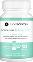 Probiotiques Premium, 40 milliards CFU Probiotiques pour la santé digestive, fabriqués avec la technologie MAKTrek Bipass, probiotiques pour la santé des femmes et des hommes, 60 capsules probiotiques