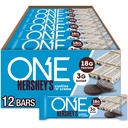 ONE Protein Bars, Hershey's Cookies 'n' Creme, Gluten Free mit 18g Protein und 3g Zucker, Pantry Staples, 2.12 oz (12 Count)