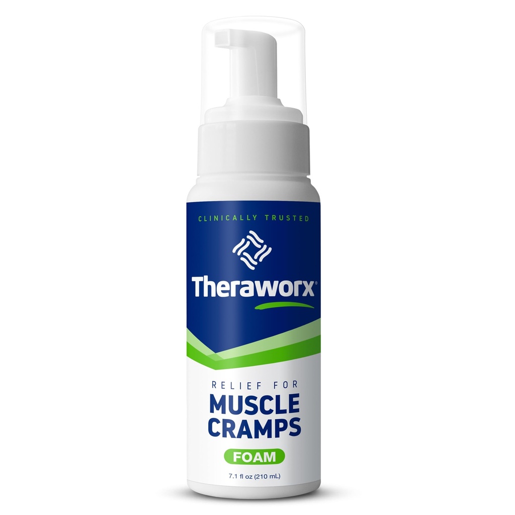 Theraworx Relief für Muskelkrämpfe Schaum Fast-Acting Muscle Spasm, Leg Soreness mit Magnesiumsulfat - 7.1 oz - 1 Count