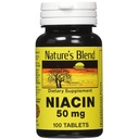 Nature's Blend Niacin 50 Milligramm 100 Tabs