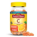 Nature rendu dosage de la force maximale Vitamine C 1000mg par portion, soutien immunitaire Vitamine C Gummies pour adultes, 80 Vitamine C Gummies, 20 jours d'approvisionnement