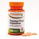 Papaya Fruit Digestive, Verbessern Sie Verdauung, Tasty Flavor, Enzym-Ergänzung, für Bloating und Constipation, Gas Relief, 180 Kautabletten