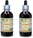 Vitex (Vitex Agnus-Castus) Tincture, Organic Dried Berries Liquid Extract (Markenname: HerbalTerra, Proudly Made in USA) 2x4 fl.oz (2x120 ml)