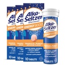 Alka-Seltzer Energy Boost: Koffein & Guarana, B Vitamine, Unterstützt Psychische Alertness und Physische Energie, Tägliche Energieergänzung, Fizzy Tablets, Sugar-Free, leichte Tropical Punch Flavor, 30ct