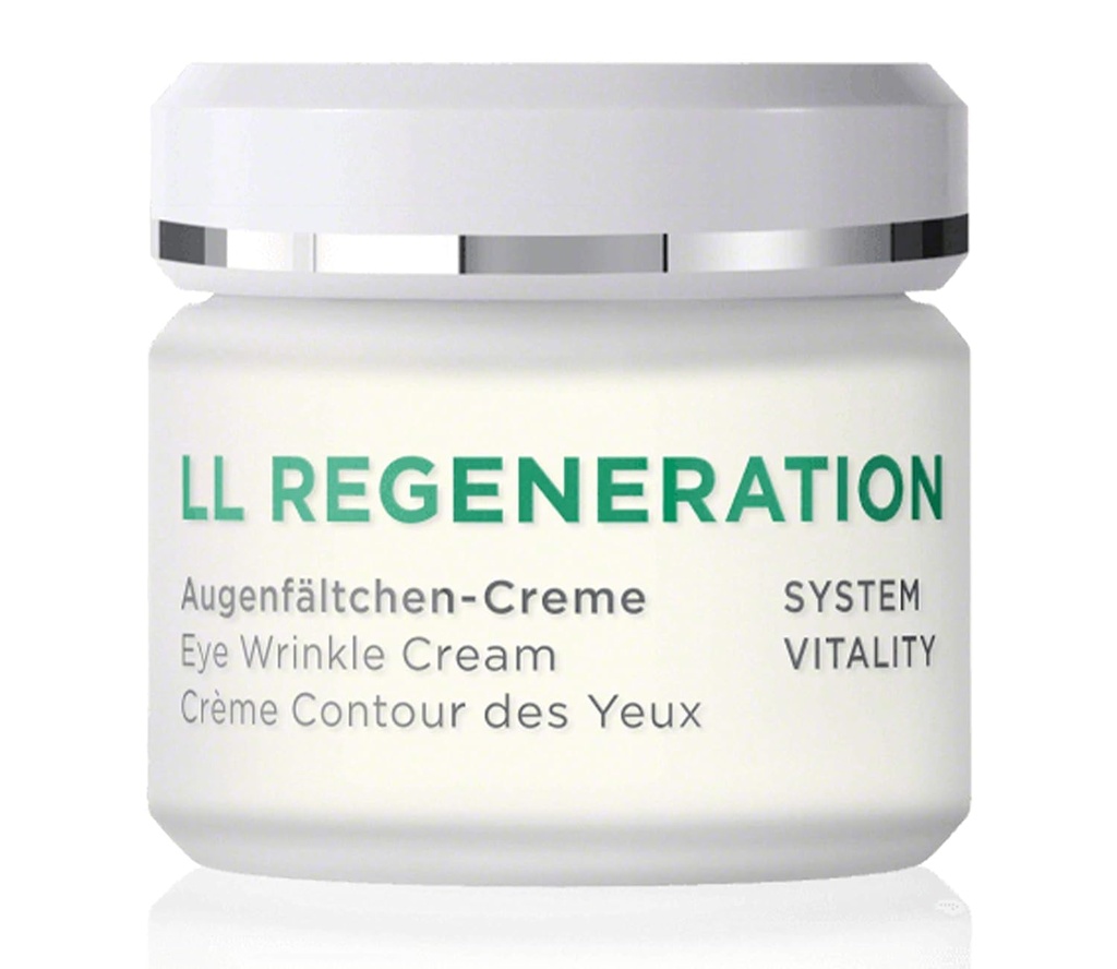 ANNEMARIE BÖRLIND – LL REGENERATION Augencreme – Natürliche Vitamin C + E Anti Aging Eye Cream mit LL BIOCOMPLEX für Glatt, Heller und Plump Skin mit neuer Elastizität – 1,1 Oz