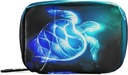 Galaxy Turtle Pill Box 7 Day Pill Case Travel Pill Organizer Bag avec Zipper Portable Weekly Case Taille compacte pour le support de supplément de vitamine