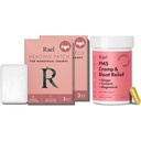 Rael Bundle - PMS-Ergänzung für Damen (28 Kapseln) & Kräuterheizung Patches (klein, 8 Zähler)